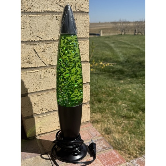 Creative Motion Other - VTG PEACE by Creative Motion Sparkle Glitter Motion Lamp Green Liquid NIB